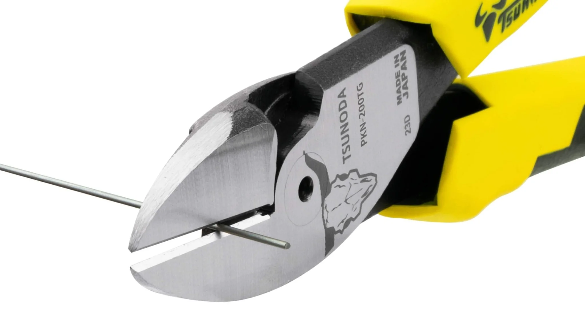 Tsunoda Power Hard-Wire Offset Nippers for Electrical Work 200mm PKN-200TG - Image 4