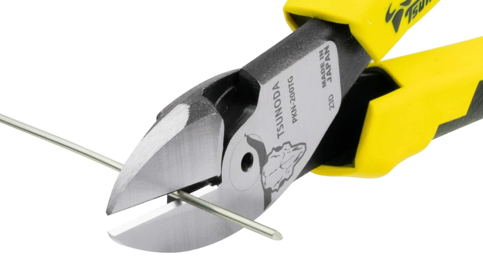 Tsunoda Power Hard-Wire Offset Nippers for Electrical Work 200mm PKN-200TG - Image 6