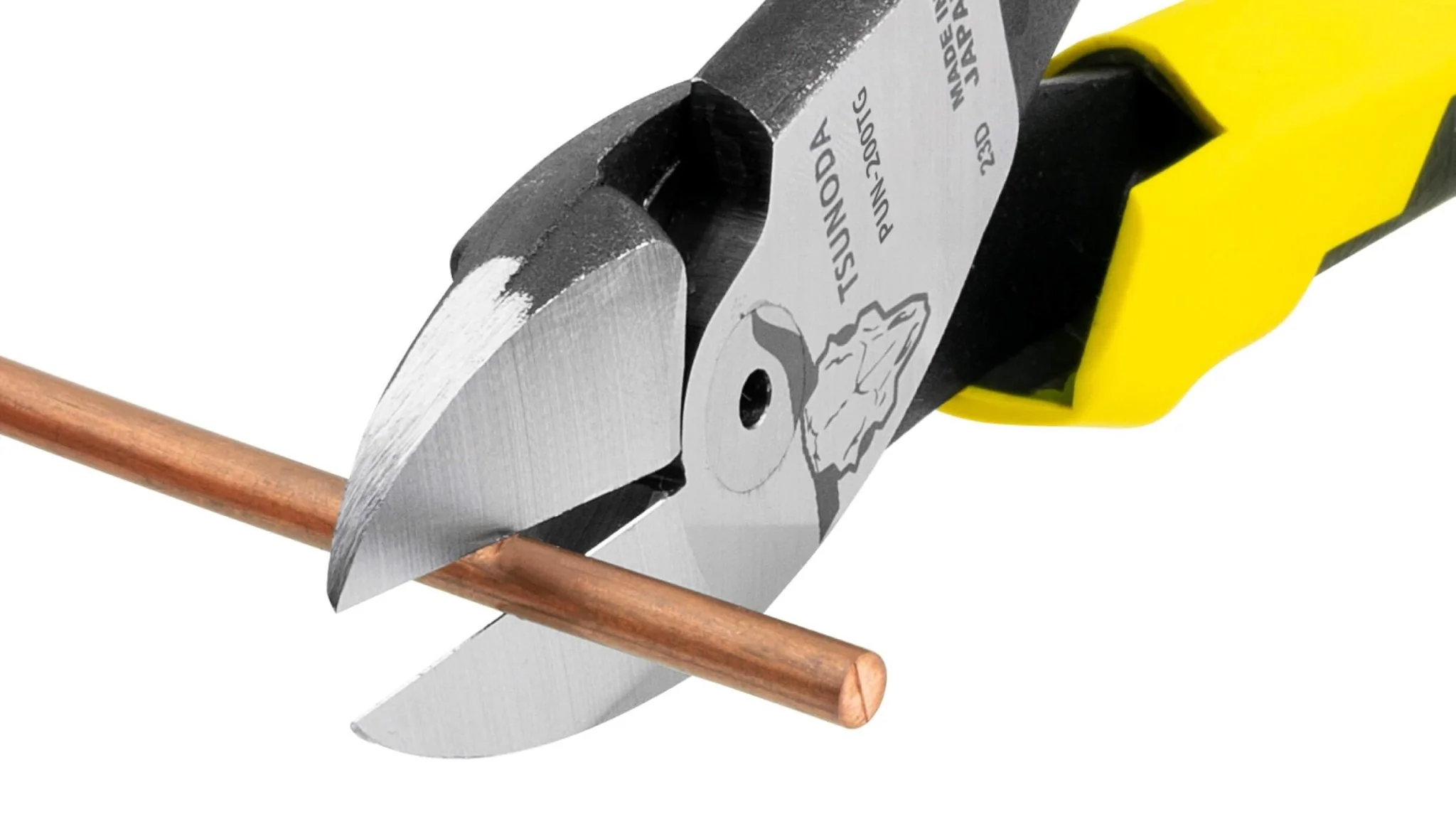 Tusnoda Thin-Blade Offset Nipper for VVF 2 6mm×3-core 200mm (PUN-200TG) - Image 4
