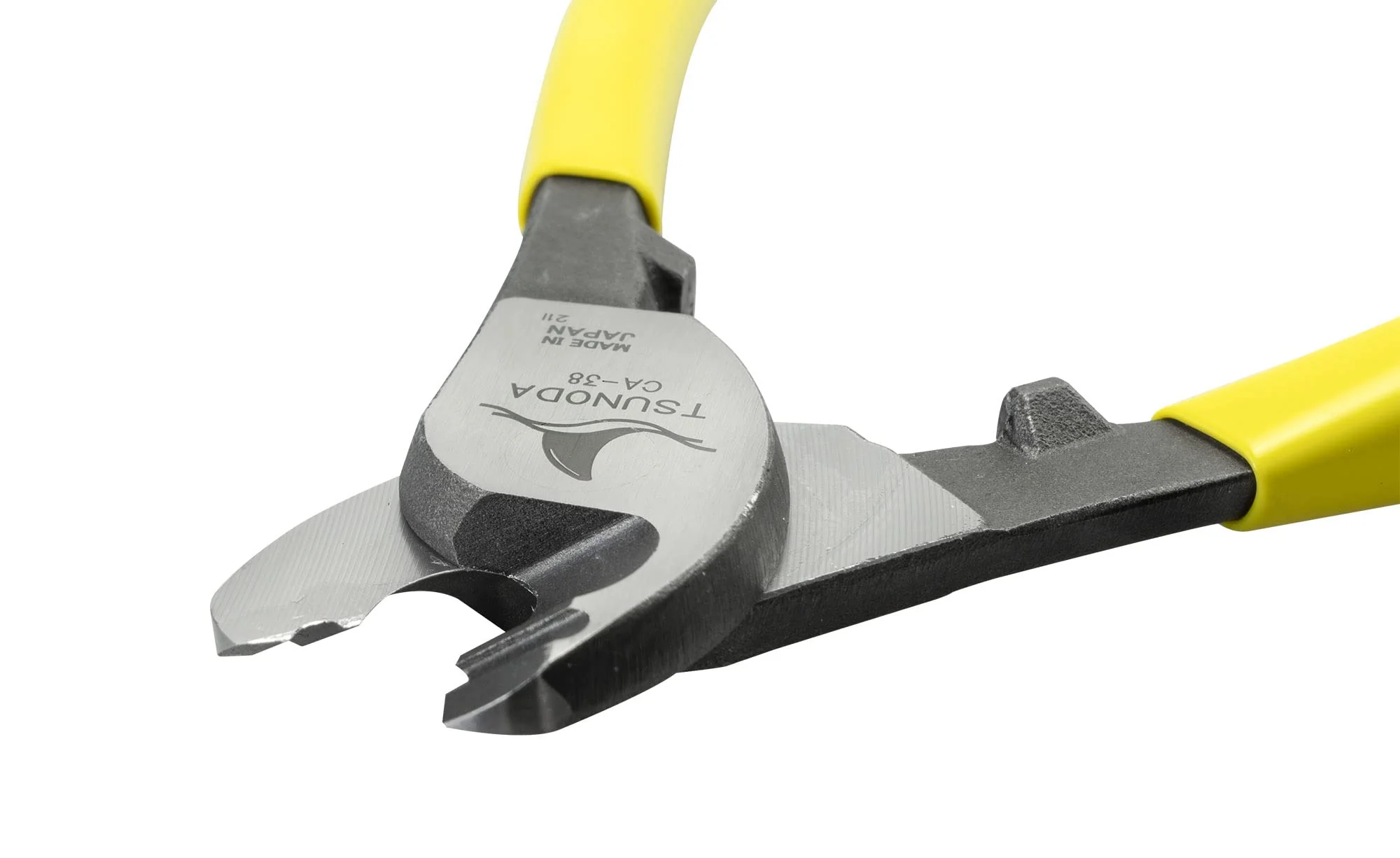 Tsunoda Yellow Shark 38 Cable Cutter CA-38 220mm for copper IV up to 38 mm² - Image 3