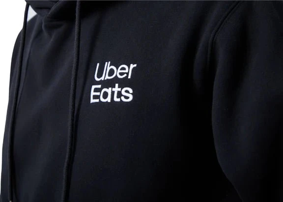 Uber Eats Official Fleeceback Hoodie - Image 2