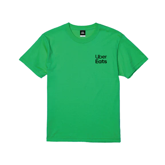 Uber Eats Official Short-sleeved T-shirt Green