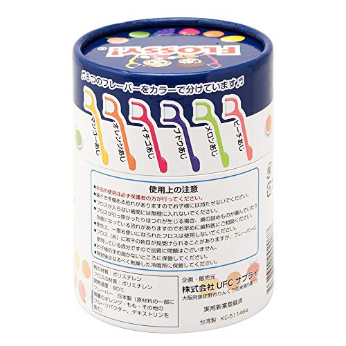 UFC Supply XYLITOL Children's Dental Floss Flossy 60 pcs - Image 2
