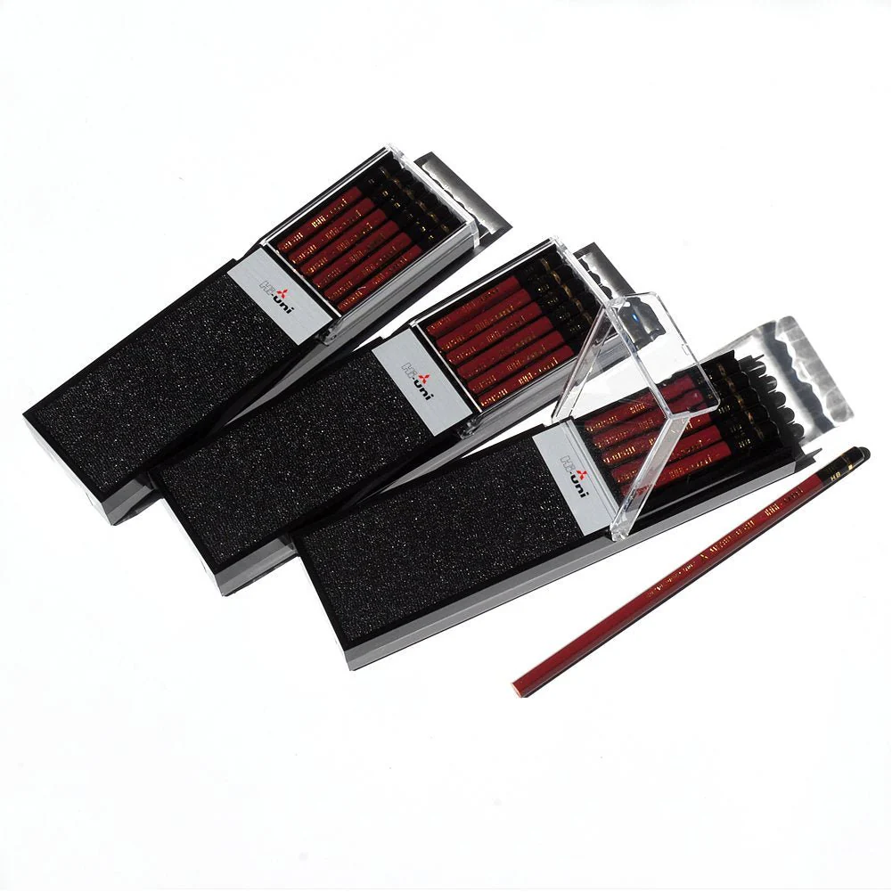 MITSUBISHI PENCIL Hi Uni Professional Drawing Pencils choice 10H to 10B 22 Grades Made in Japan - Image 3