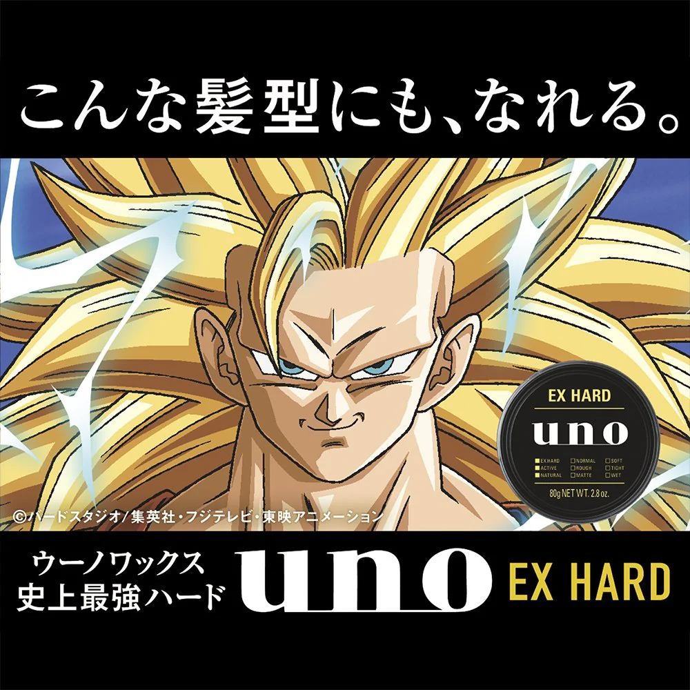 UNO Extreme Hold Hair Wax 80g Strong Styling For Men - Image 3