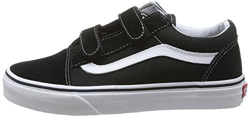Vans Kids Old Skool V Unisex Shoe VN000VHE6BT1 Black True White 21 cm - Image 12