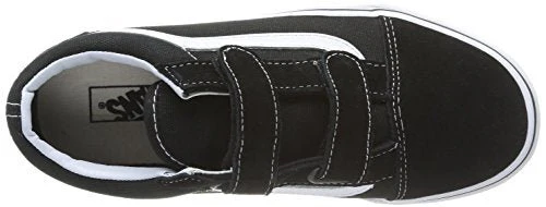 Vans Kids Old Skool V Unisex Shoe VN000VHE6BT1 Black True White 21 cm - Image 5