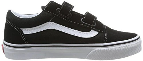 Vans Kids Old Skool V Unisex Shoe VN000VHE6BT1 Black True White 21 cm - Image 6