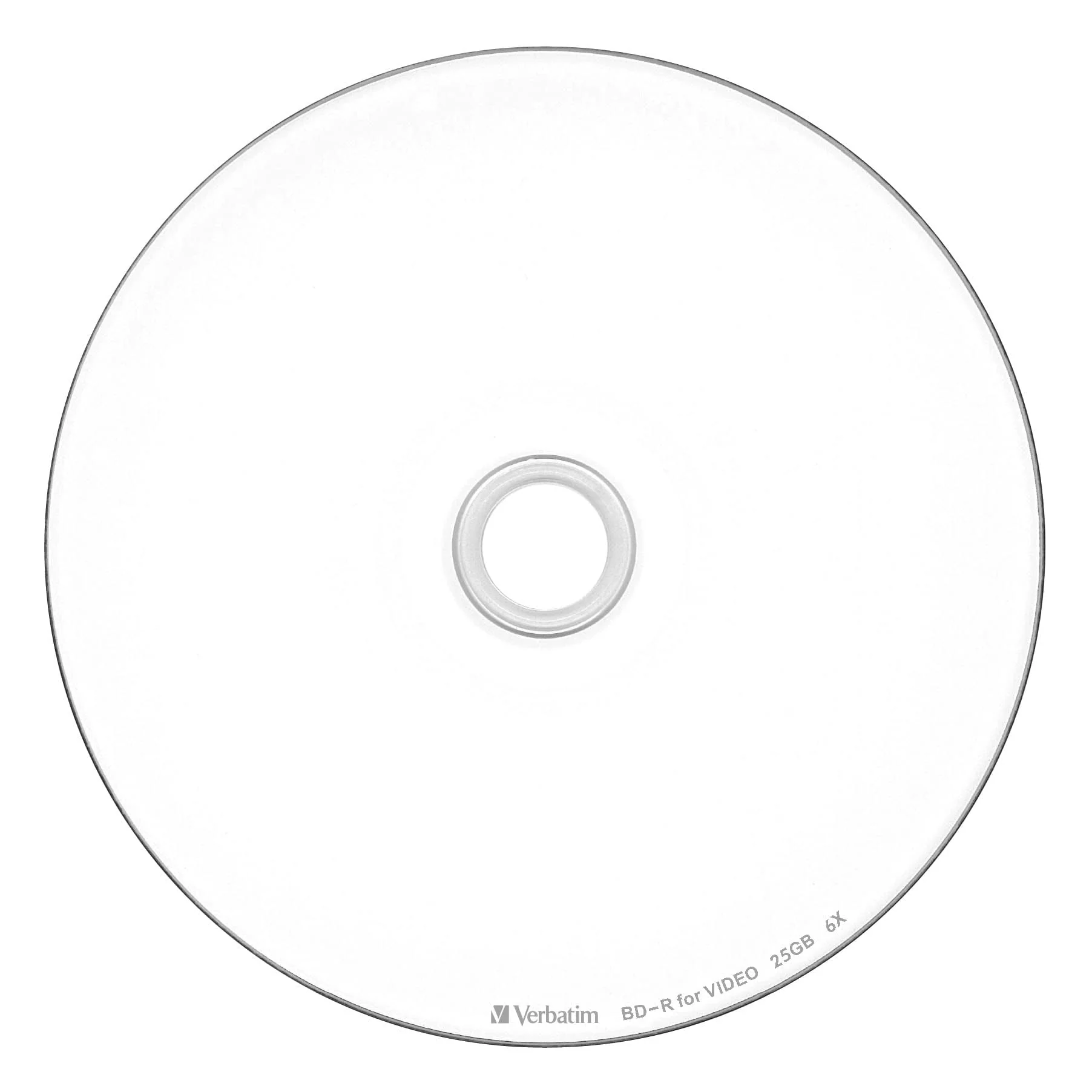Verbatim Blu-ray Disc BD-R 25GB 50-Pack + 3 Extra Inkjet Printable 1-6x Speed - Image 2