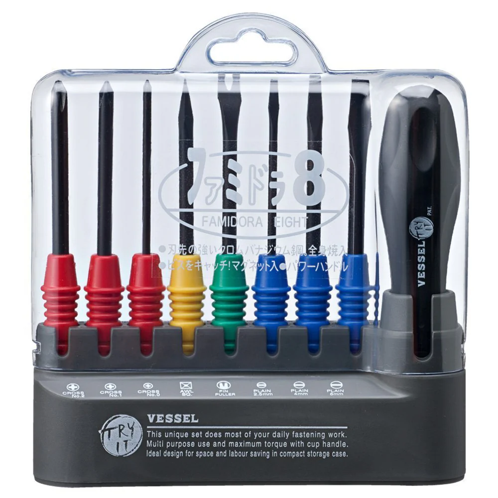 VESSEL Famidora 8 TD-800 Screwdriver Set