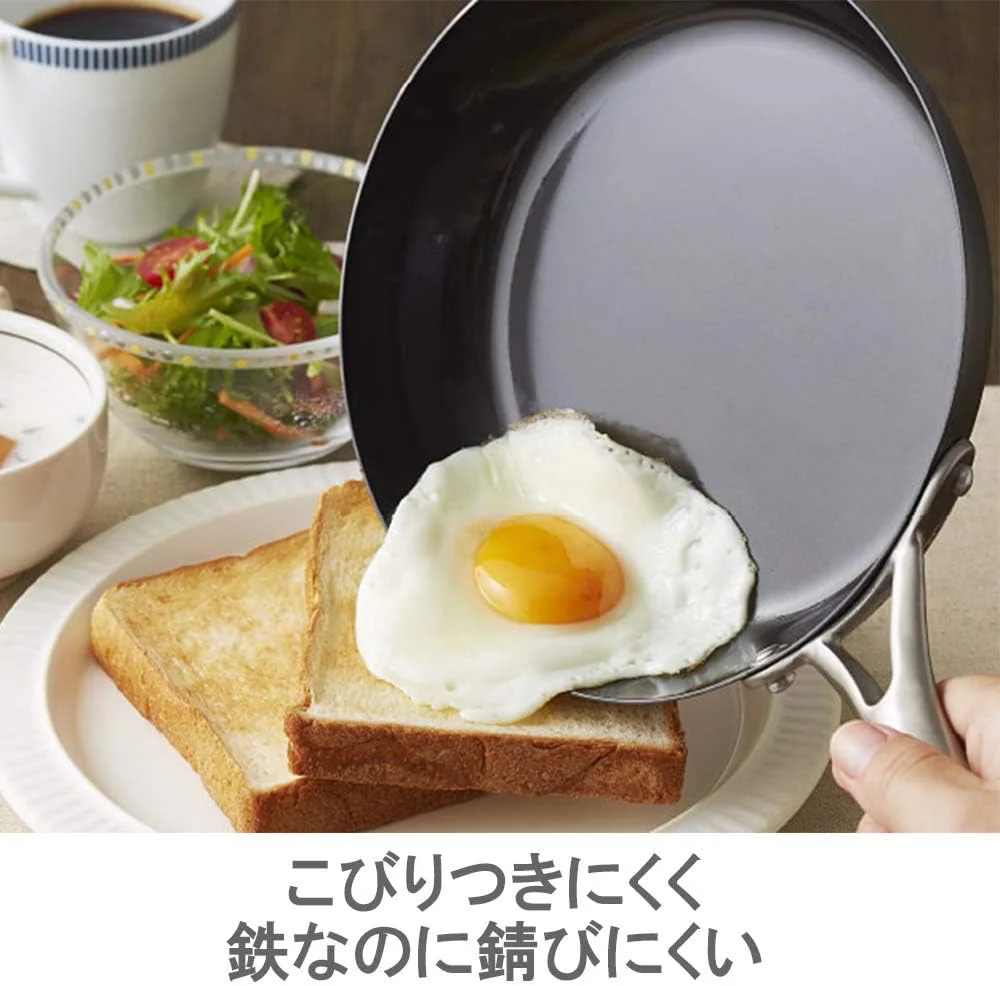 Vita Caft Rustproof Non-stick Frying Pan Gas & IH Compatible Made in Japan - Image 2
