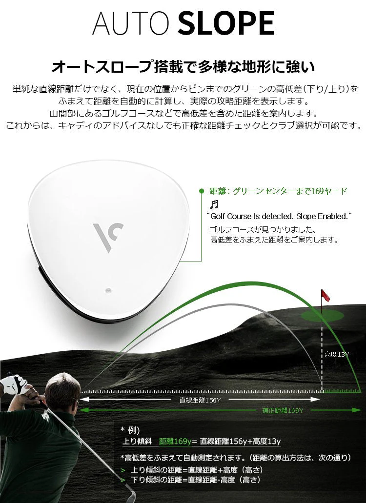 Voice Caddie VC300A Voice GPS Rangefinder with Elevation and Green Edge Distance - Image 7