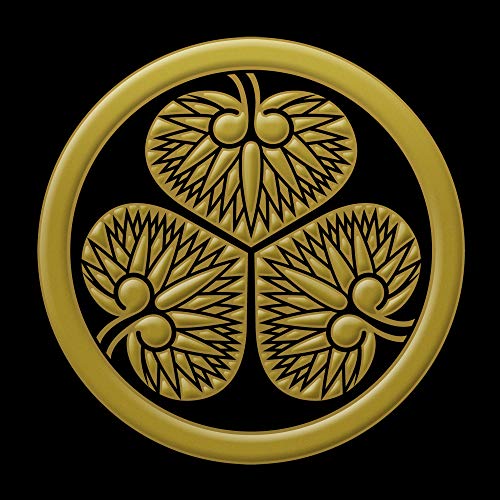 Makie Mobile Phone Stickers KAMON Ieyasu Tokugawa 55mm