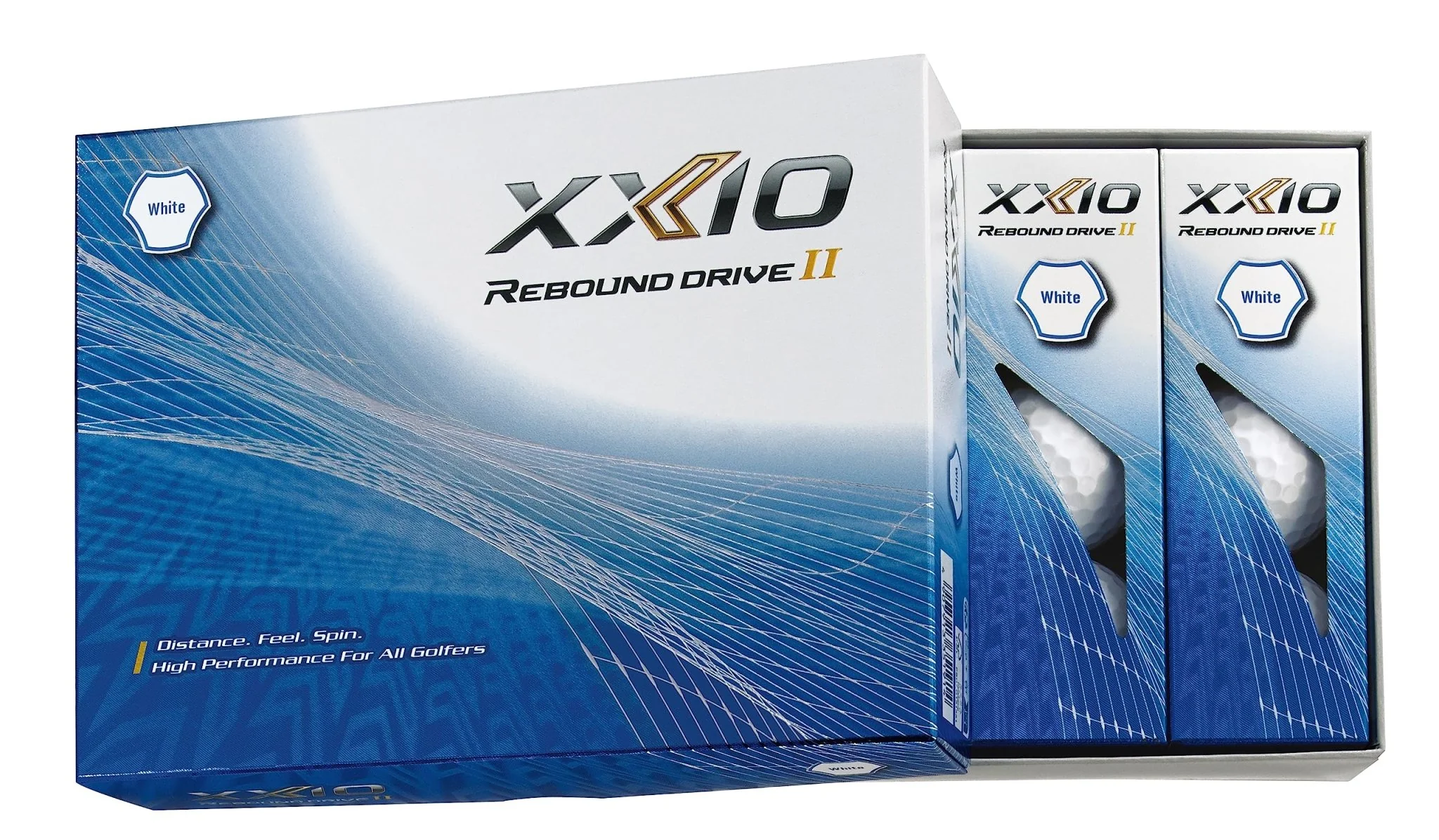 XXIO Rebound Drive 2 (2023) Golf Balls Dozen (12) White