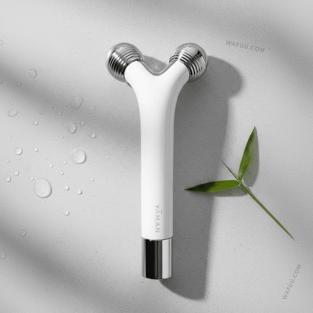 YA-MAN Facial Roller WAVYmini White Small face roller for eyes EMS EP16W - Image 3