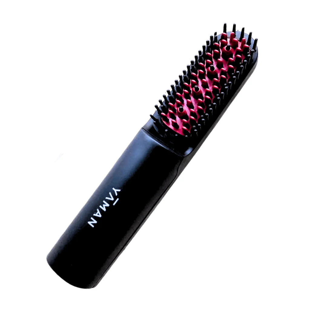 YA-MAN Straight Brush Smooth Iron Hair Straightener YJHB5B Black USB Type-C