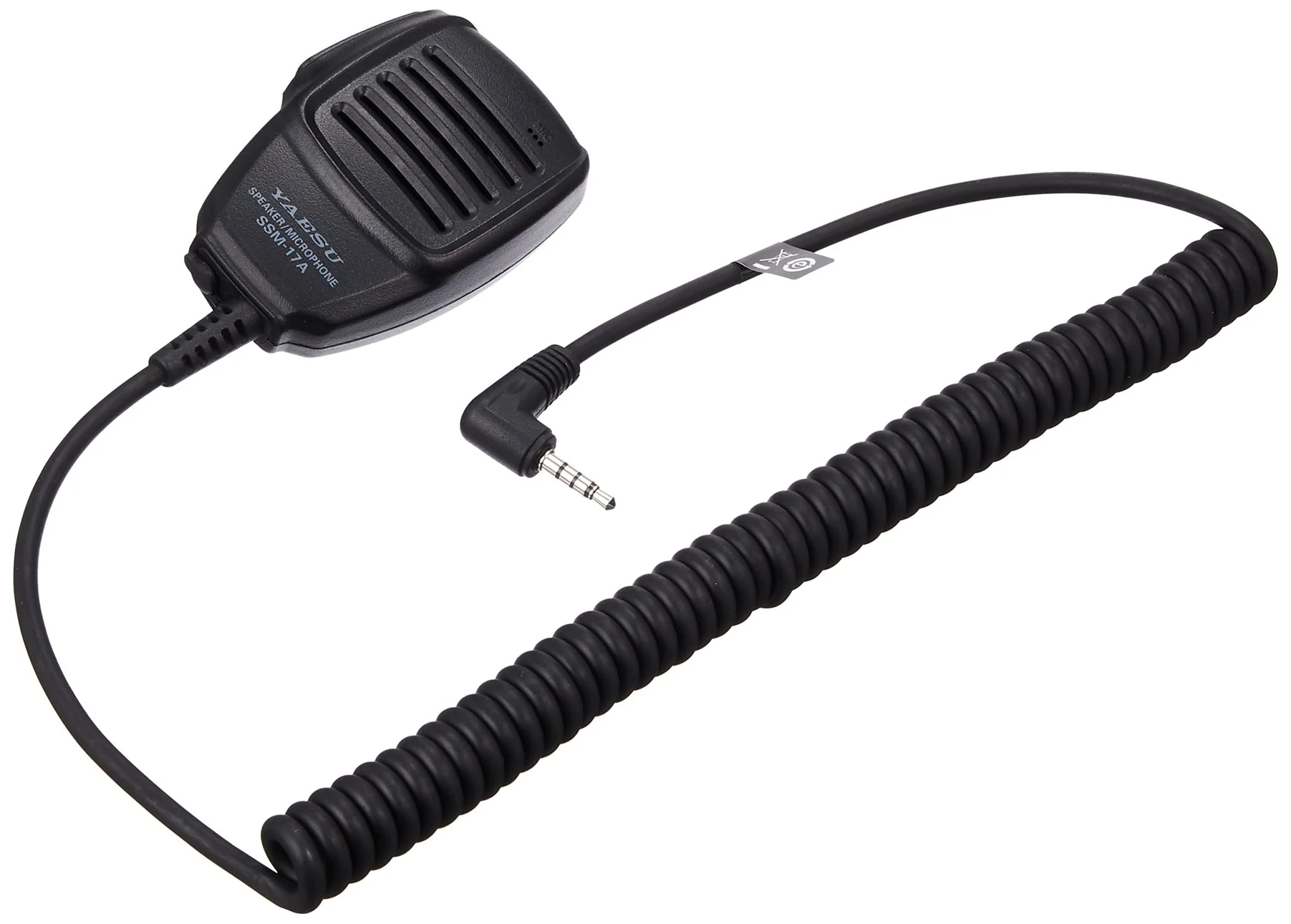 Yaesu 4‑Pole 1‑Pin L‑Shaped Speaker Mic for FT1D/FT2D/FT3D (SSM-17A)