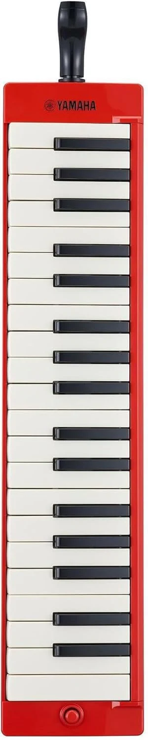 Yamaha Adult Pianica 37 Keys with Long Short Pipes Shoulder Strap Soft Case P37EBK2 Black - Image 9