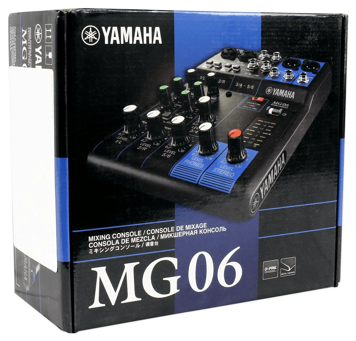 YAMAHA MG06 6-Input Compact Stereo Mixer - Image 10