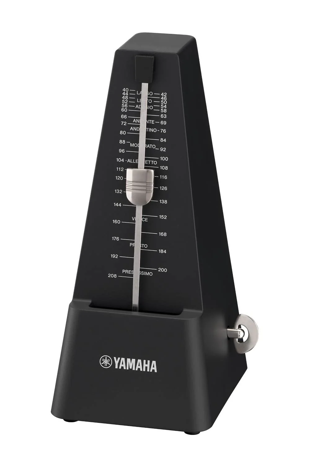 Yamaha MP-90BK Black Wind-Up Metronome  Matte Triangular Pyramid Design