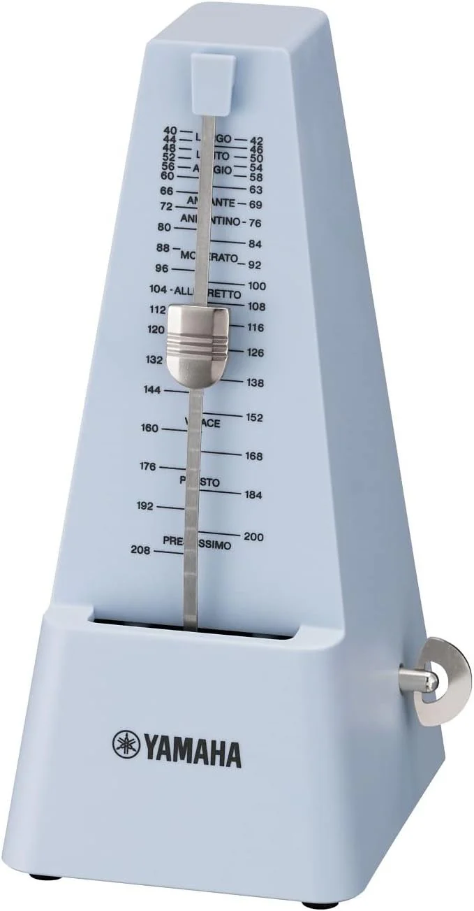 Yamaha MP-90BK Black Wind-Up Metronome  Matte Triangular Pyramid Design - Image 9