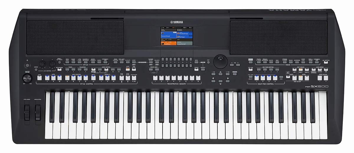 Yamaha Portable Keyboard PSR-SX600 61-Key Digital Music Instrument