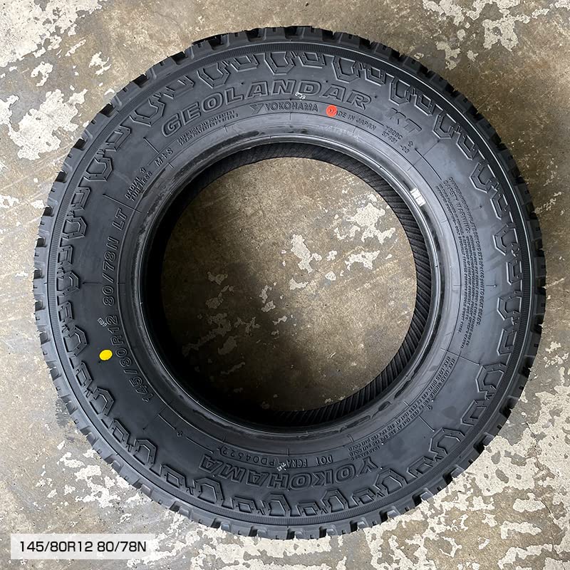 YOKOHAMA TIRE Single Tire Geolander KT Y828C 145/80R12 80/78N LT All Terrain Mud and Snow - Image 3