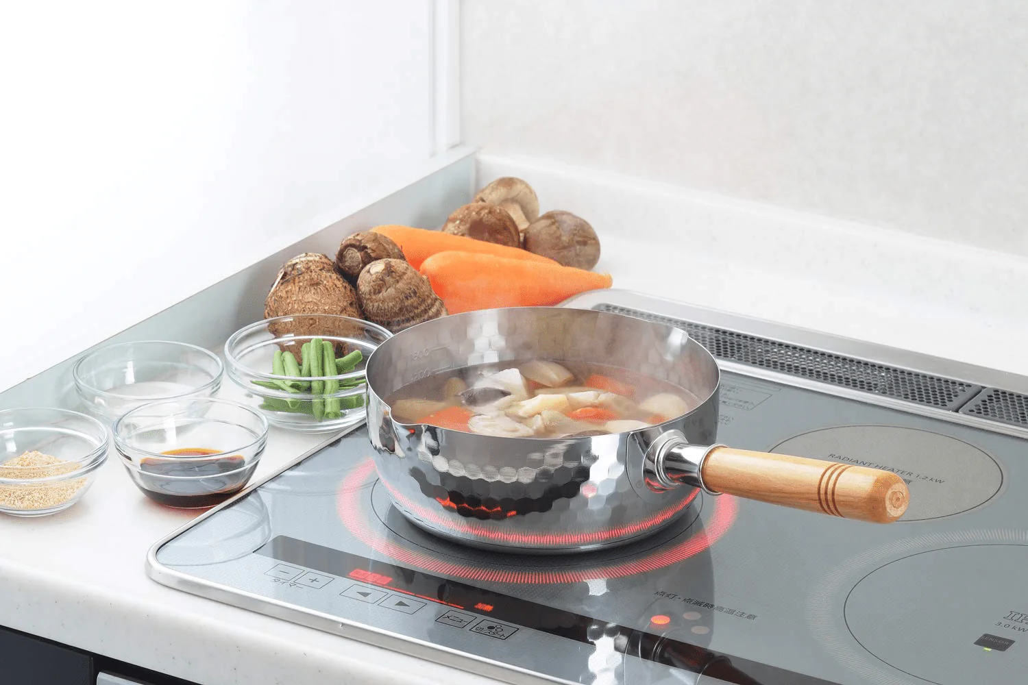 Yoshikawa stainless steel snowflake pan 20cm YH-6753 - Image 3