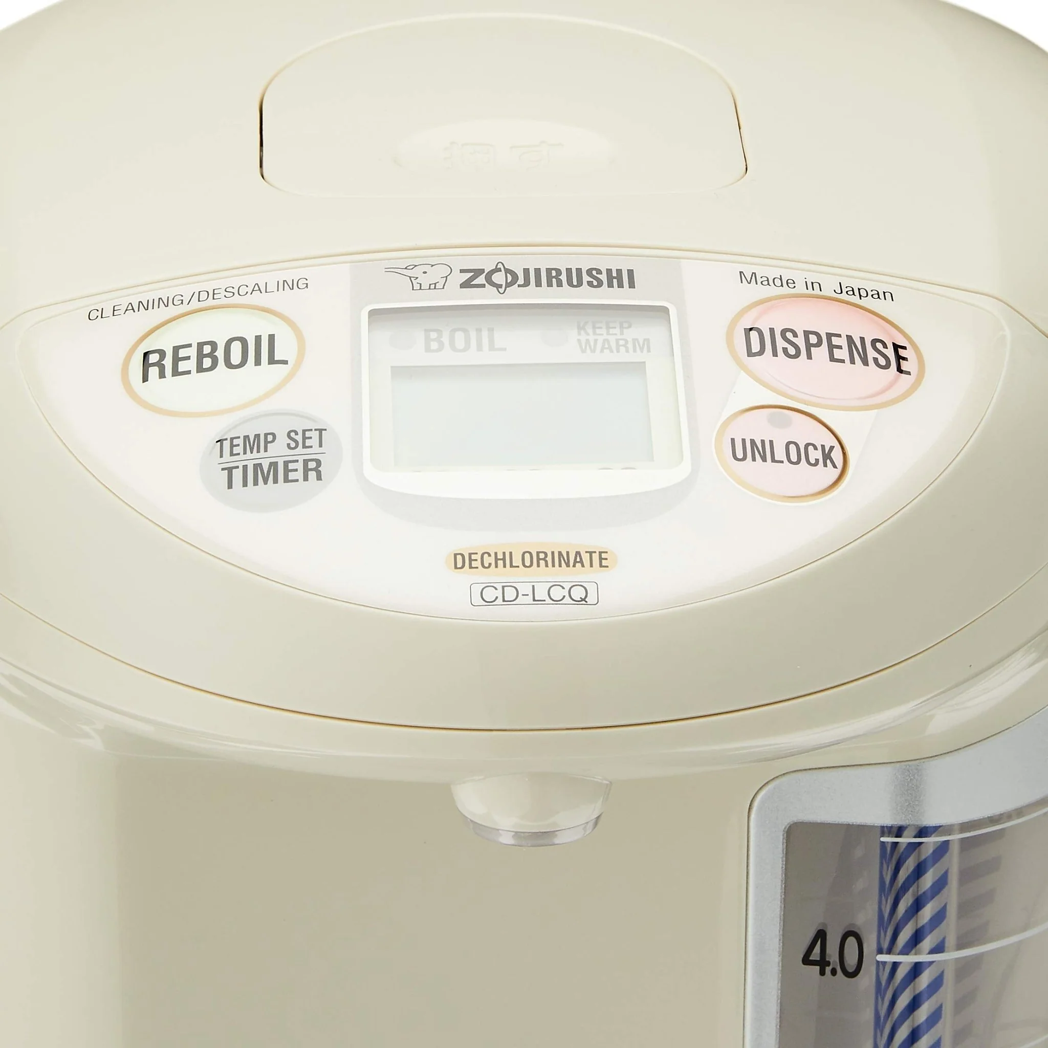 Zojirushi CD-LCQ50 220-230V Electronic kettle 5 0L White Grey Made in Japan - Image 4