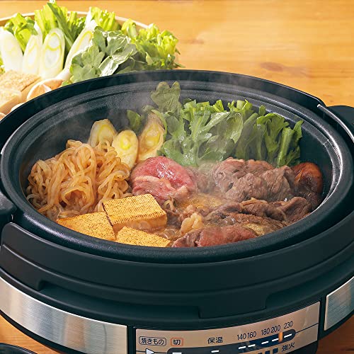 Zojirushi Electric Skillet & Hot Pot Light Black EP-SA10-BA 100V - Image 7