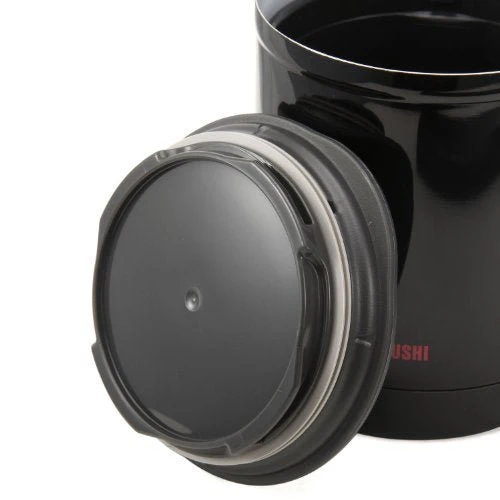 Zojirushi Insulated Stainless Steel Food Jar Bent Set Black 0 24L+0 19Lx2 SZ-JB02-BA - Image 4