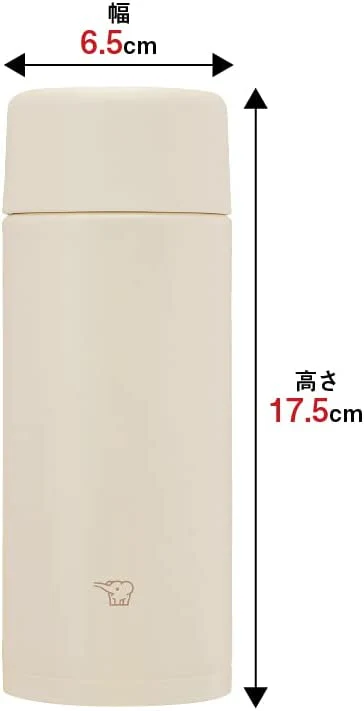 Zojirushi Water Bottle Screw Stainless Steel Mug Seamless Direct Drink SM-ZB36 360ml - Image 2